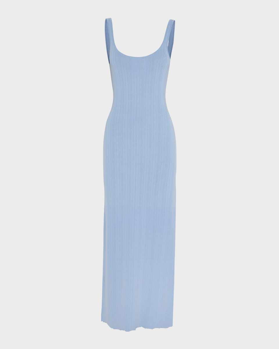 Palmer Ladder-Knit Midi Dress